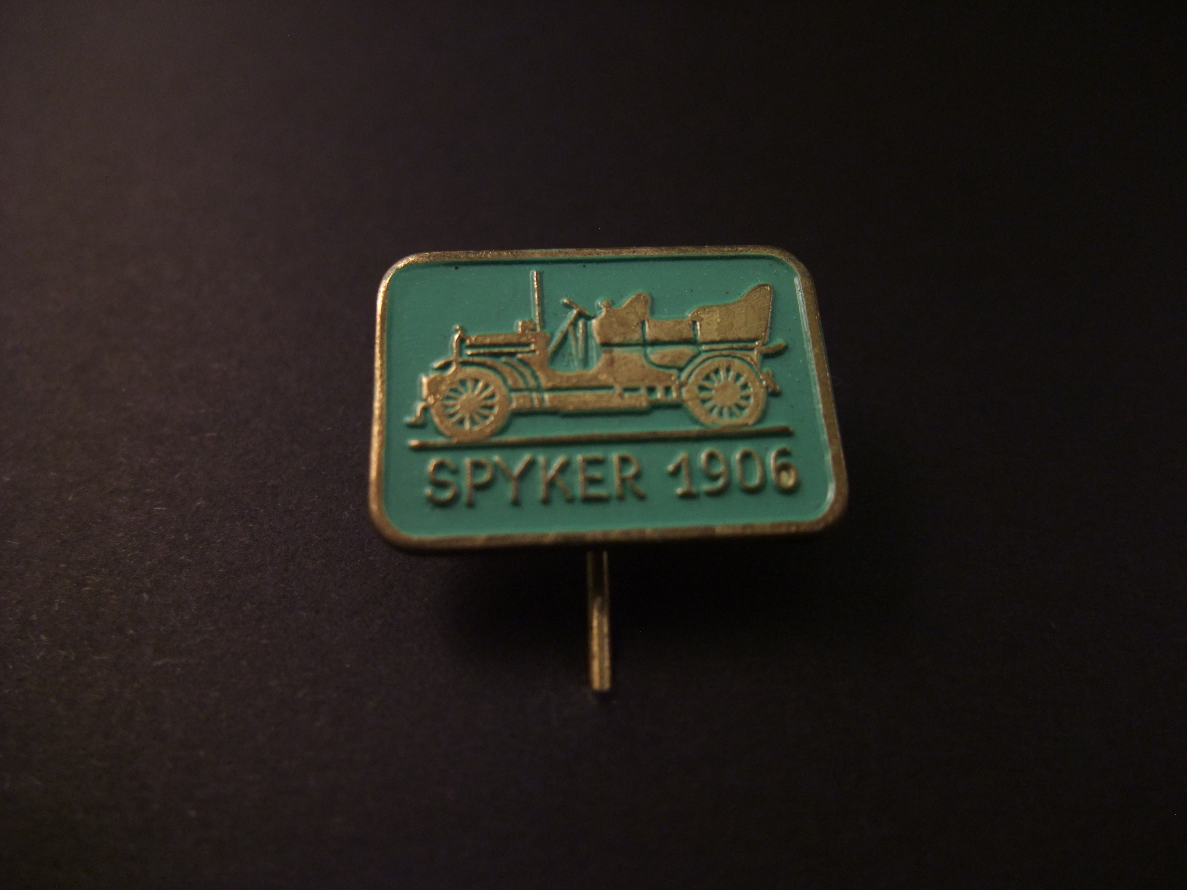 Spyker 14-18 HP bouwjaar 1906 lichtgroen